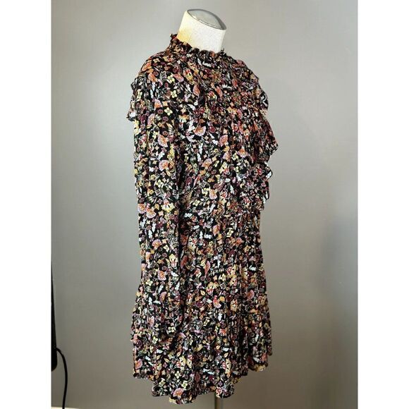 Zara Floral Print Ruffle Dress Size S - Picture 6 of 6
